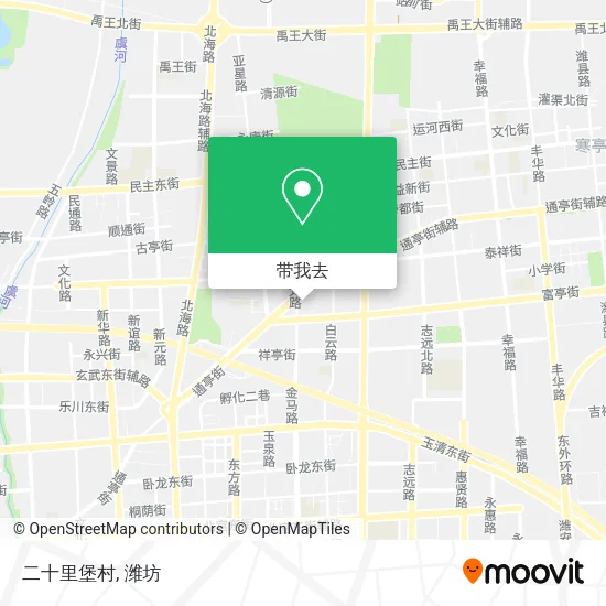 二十里堡村地图