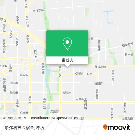 歌尔科技园宿舍地图