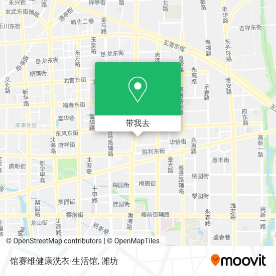 馆赛维健康洗衣·生活馆地图