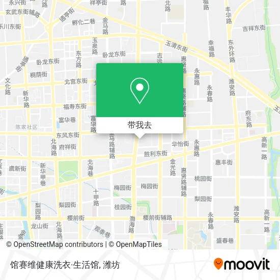 馆赛维健康洗衣·生活馆地图
