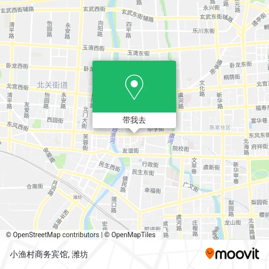 小渔村商务宾馆地图