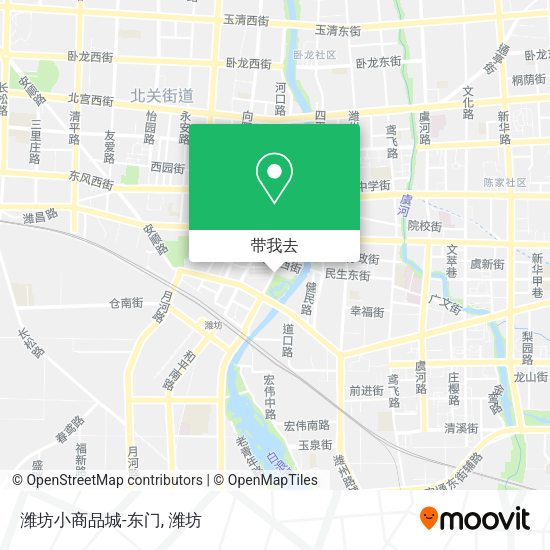 潍坊小商品城-东门地图