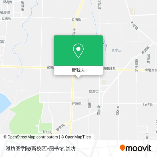 潍坊医学院(新校区)-图书馆地图