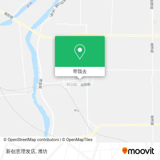 新创意理发店地图