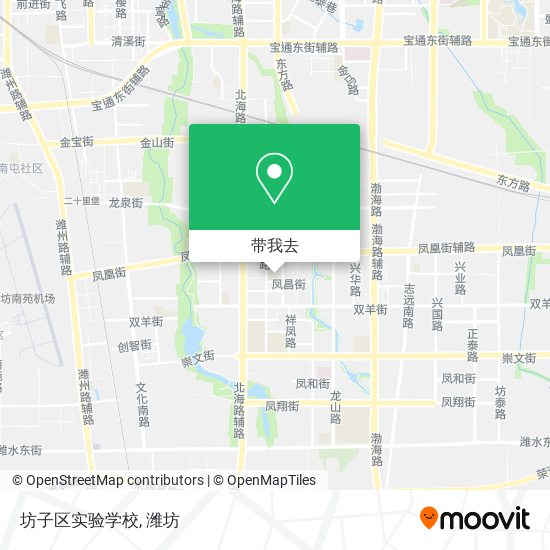 坊子区实验学校地图