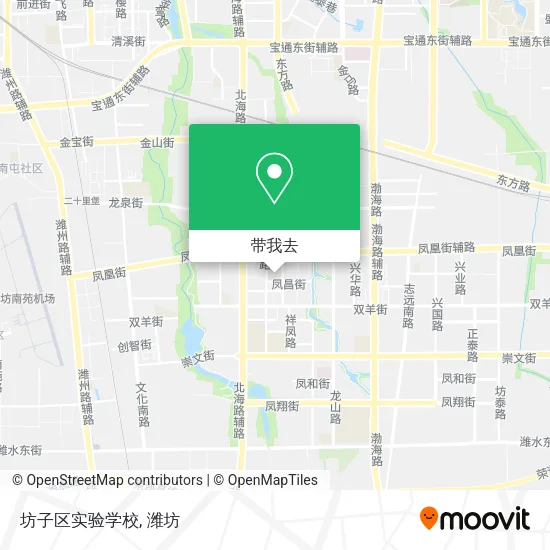 坊子区实验学校地图