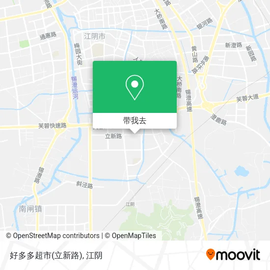 好多多超市(立新路)地图