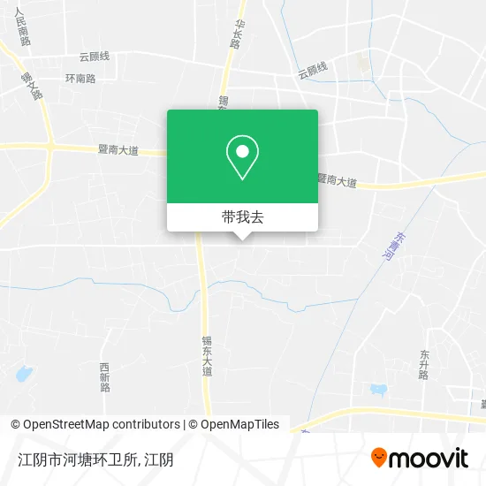 江阴市河塘环卫所地图