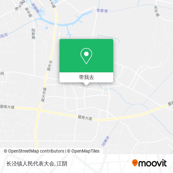 长泾镇人民代表大会地图