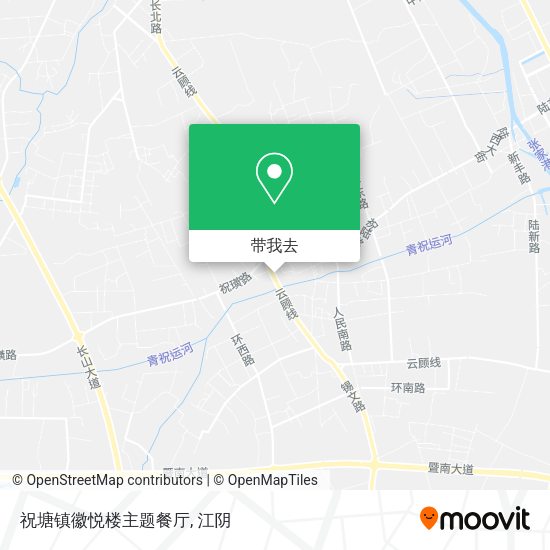 祝塘镇徽悦楼主题餐厅地图
