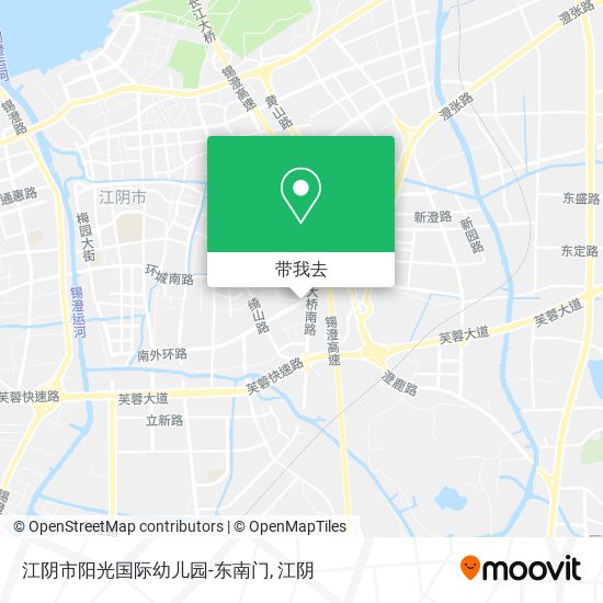 江阴市阳光国际幼儿园-东南门地图