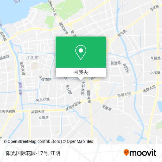阳光国际花园-17号地图