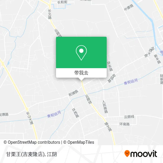 甘栗王(吉麦隆店)地图