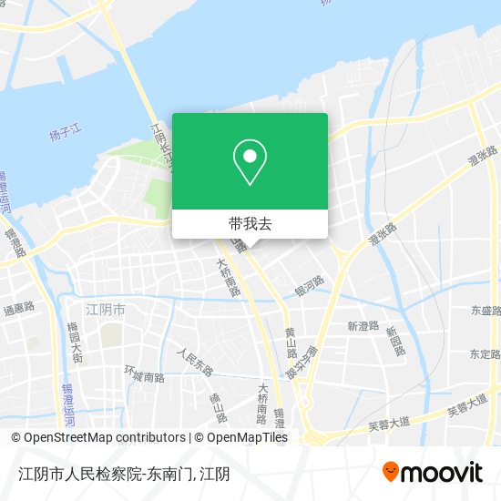 江阴市人民检察院-东南门地图