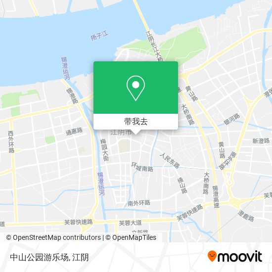 中山公园游乐场地图