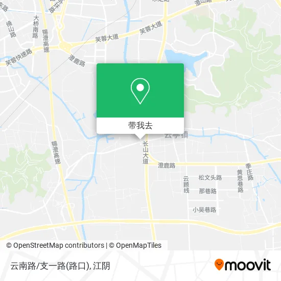 云南路/支一路(路口)地图