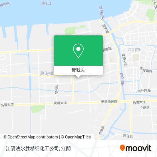江阴法尔胜精细化工公司地图