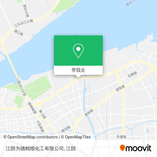 江阴为德精细化工有限公司地图