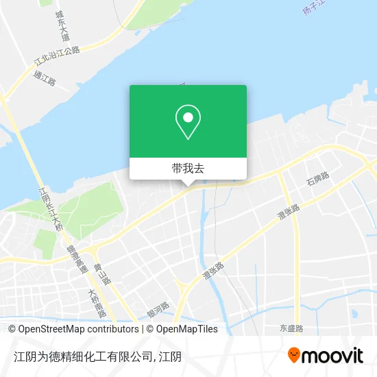 江阴为德精细化工有限公司地图