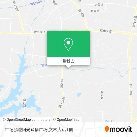 世纪鹏澄阳光购物广场(文林店)地图
