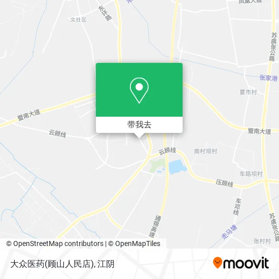 大众医药(顾山人民店)地图