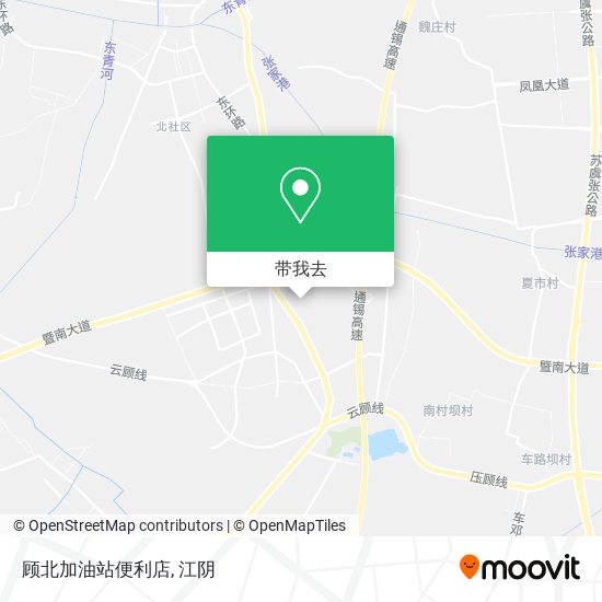 顾北加油站便利店地图