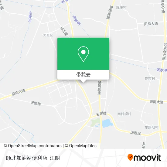 顾北加油站便利店地图