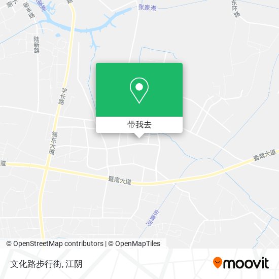 文化路步行街地图