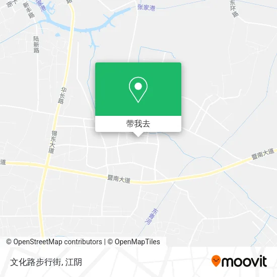文化路步行街地图