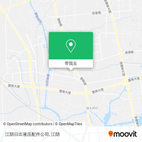江阴日出液压配件公司地图