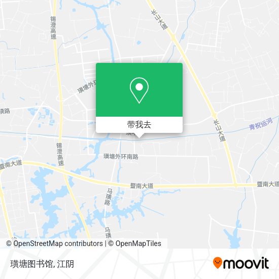 璜塘图书馆地图