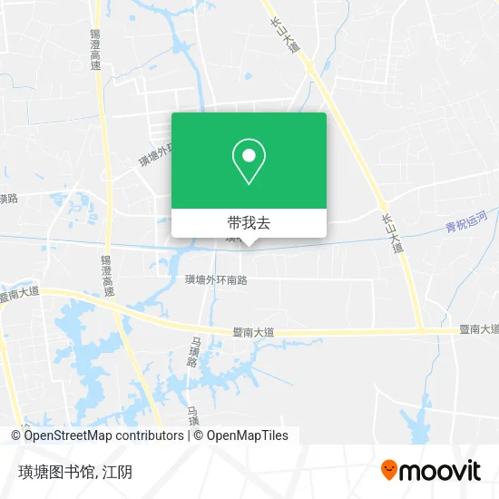 璜塘图书馆地图