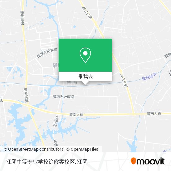 江阴中等专业学校徐霞客校区地图
