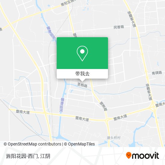 旌阳花园-西门地图
