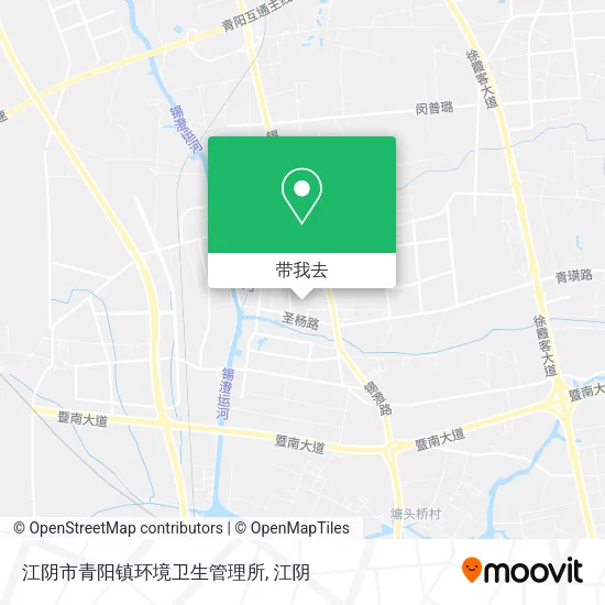 江阴市青阳镇环境卫生管理所地图