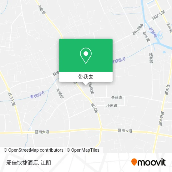 爱佳快捷酒店地图
