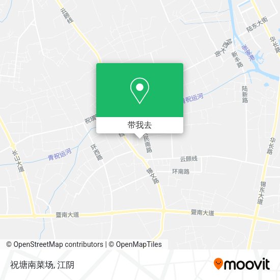 祝塘南菜场地图