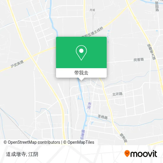 道成墩寺地图
