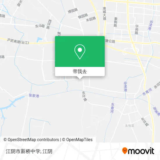 江阴市新桥中学地图