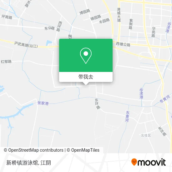 新桥镇游泳馆地图