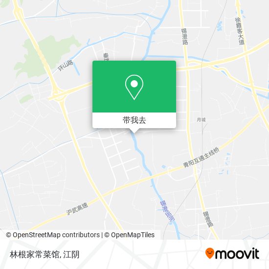 林根家常菜馆地图