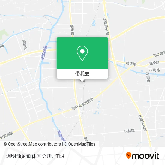 渊明源足道休闲会所地图