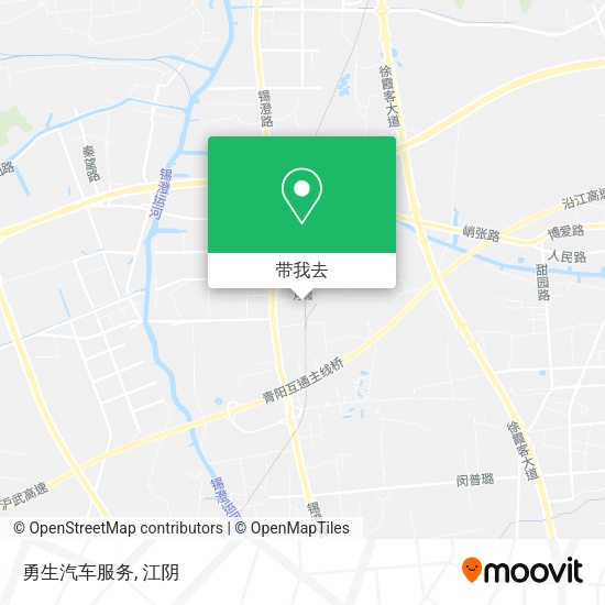 勇生汽车服务地图