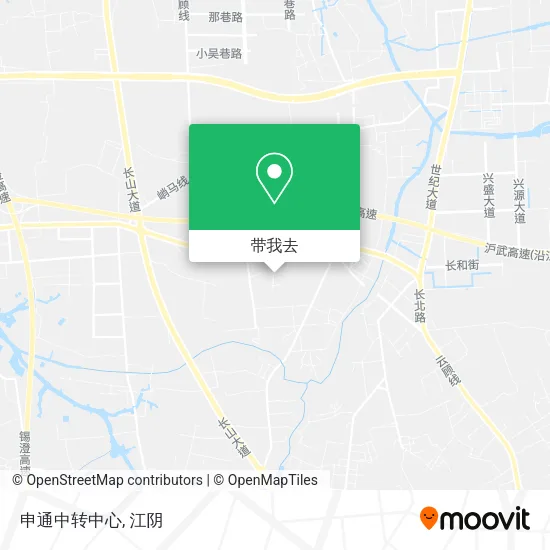申通中转中心地图