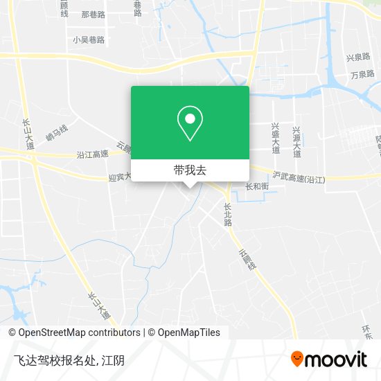 飞达驾校报名处地图