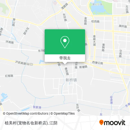 植美村(宠物名妆新桥店)地图