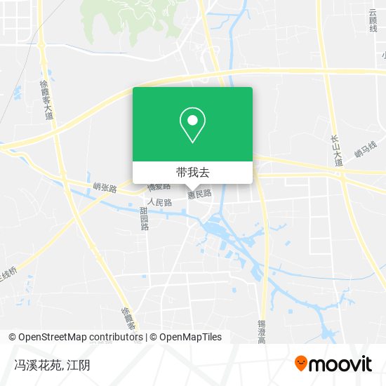 冯溪花苑地图