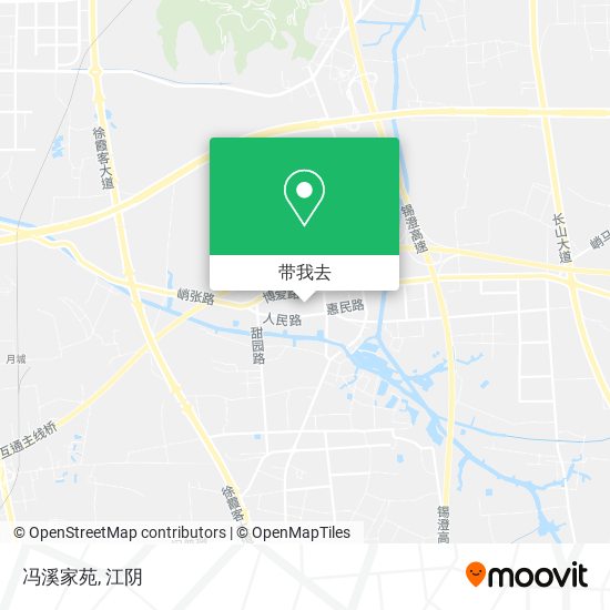 冯溪家苑地图