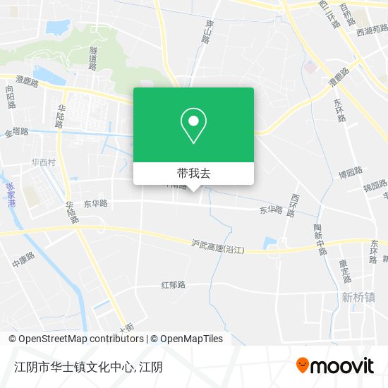 江阴市华士镇文化中心地图