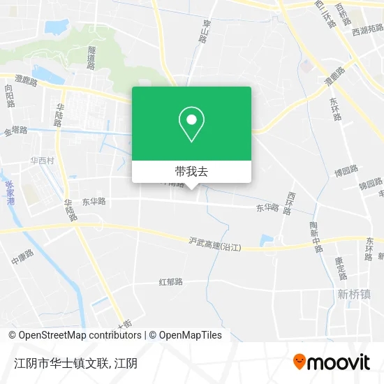 江阴市华士镇文联地图